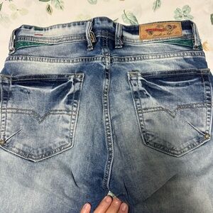 Diesel Women's Light Blue Washed Relaxed Jeans